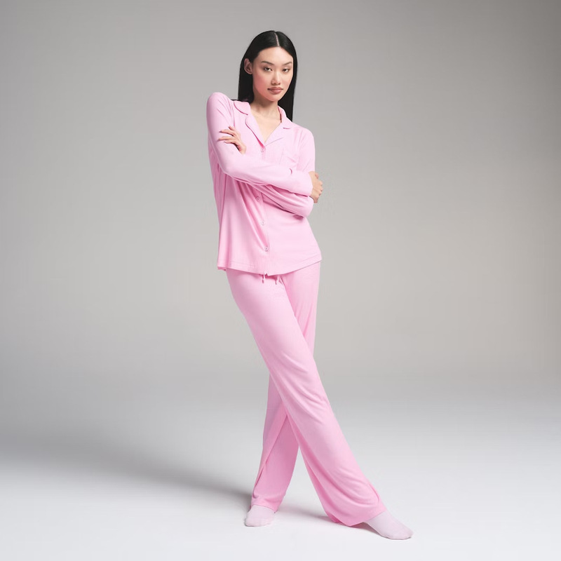 Skims Online Store 25 New Styles Pure Cotton Long-Sleeved Long Pants Home Comfort Set Casual Wear Pajama Set for Women Skims Online Store 25 New Styles Pure Cotton Long-Sleeved Long Pants Home Comfort Set Casual Wear Pajama Set for Women