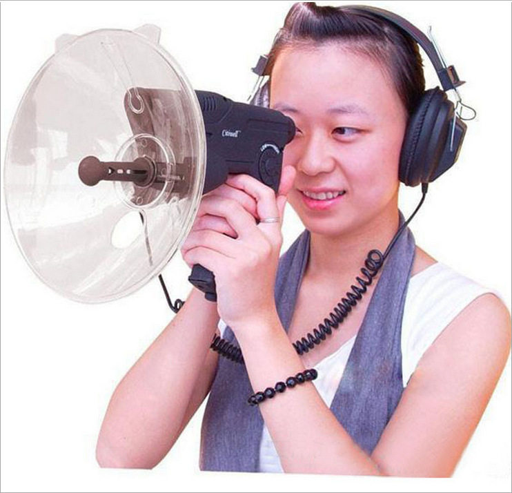 Bird watcher sound collects pickup outdoor wildlife observator 8 times zoom telescope