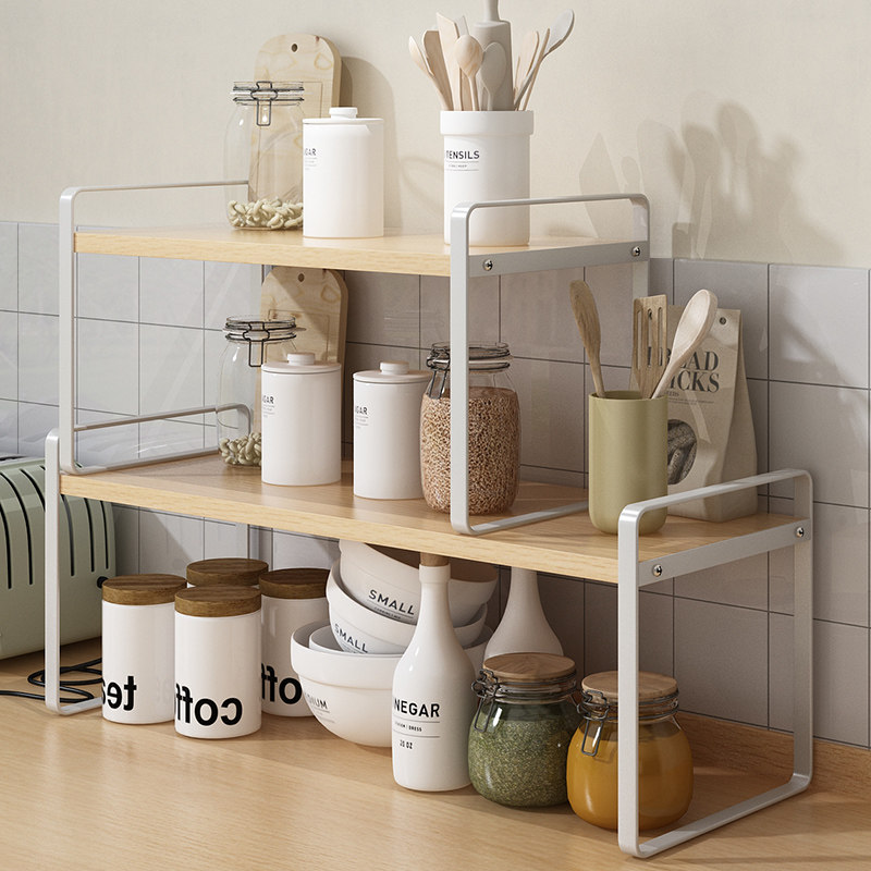 Desktop simple bookshelf rack office desktop storage rack multi-layer wrought iron rack office desk small shelf