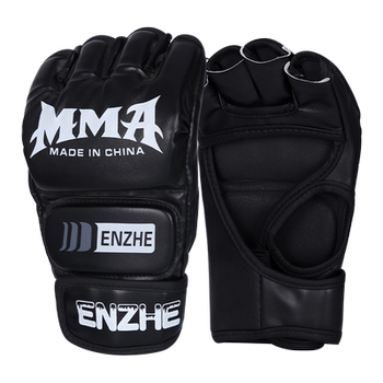 Mma boxing gloves men's half finger adult sparring