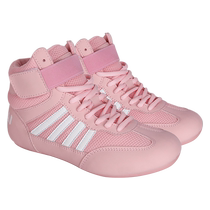 Childrens fighting and wrestling shoes boxing and Muay Thai adult professional Sanda shoes high-top boots indoor training fitness squats
