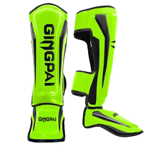Boxing leg guards for children Sanda adult Muay Thai calf guards one-piece shin guards instep guards fighting and fighting thickening