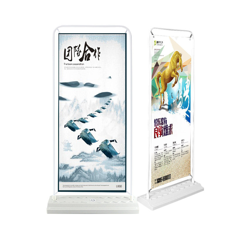 Water injection door type display rack 120x200 Easy pull up shelf Door-shaped display rack Poster rack Recruitment display rack Wedding x rack