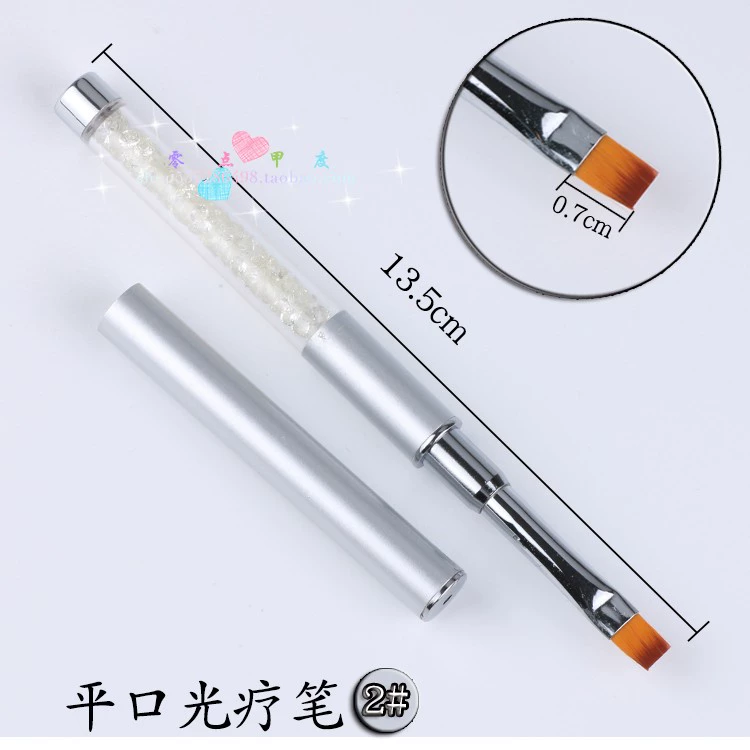 Nail Brush Set Complete Set Stroke Hoa Sơn Bút Kéo Bút Tròn Đầu Quang Trị Bút Pen Crystal khắc Pen Tool - Công cụ Nail máy làm móng