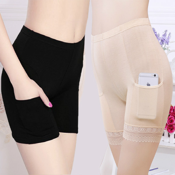 Anti-scleroderting đùi thai womens đồ lót sợi tre góc phẳng bốn-góc eo cao xà cạp điều chỉnh cộng với quần mùa xuân đầu.