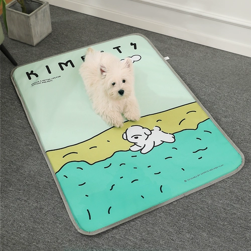 Коврик для собак, универсальный для всех сезонов, летний охлаждающий коврик из ледяного шелка, коврик для домашних кошек, водонепроницаемый, устойчивый к моче, разрывам и укусам, для сна