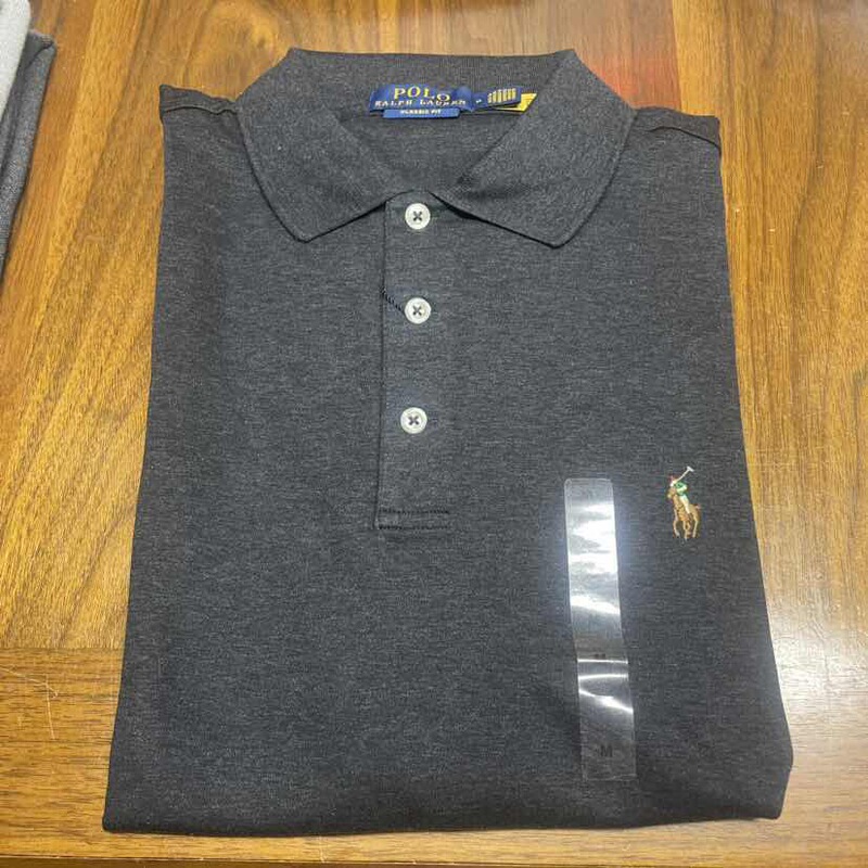 Domestic In-Stock Ralph Lauren Men's Pure Cotton Breathable Polo Collar Short-Sleeve T-Shirt