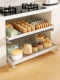 Kitchen Dish Storage Rack, Pull-Out Dish Basket, Drawer-Type Storage Rack, Drainable Pull-Out Dish Basket in the Cabinet, Built-In Dish Rack