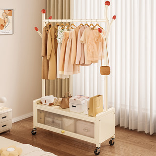 多功能衣帽架落地卧室可移动挂衣架室内衣服晾晒架收纳置物晾衣架