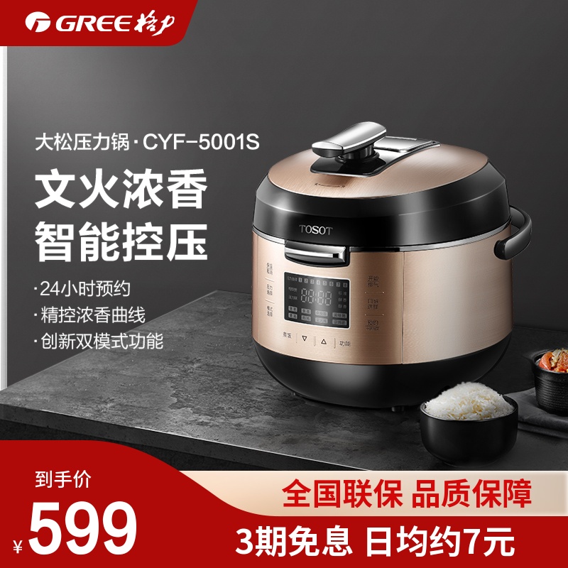 Gli CYF-5001S Home multifunction 5L capacity Electronic pressure cooker cooking high pressure cooker 5-6 People's flagship store
