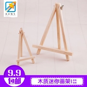 Hướng dẫn sử dụng DIY giá vẽ nhỏ bằng gỗ để bàn bằng gỗ giá vẽ nhỏ sơn dầu hiển thị chân máy đứng khung 5 inch pha - Kính