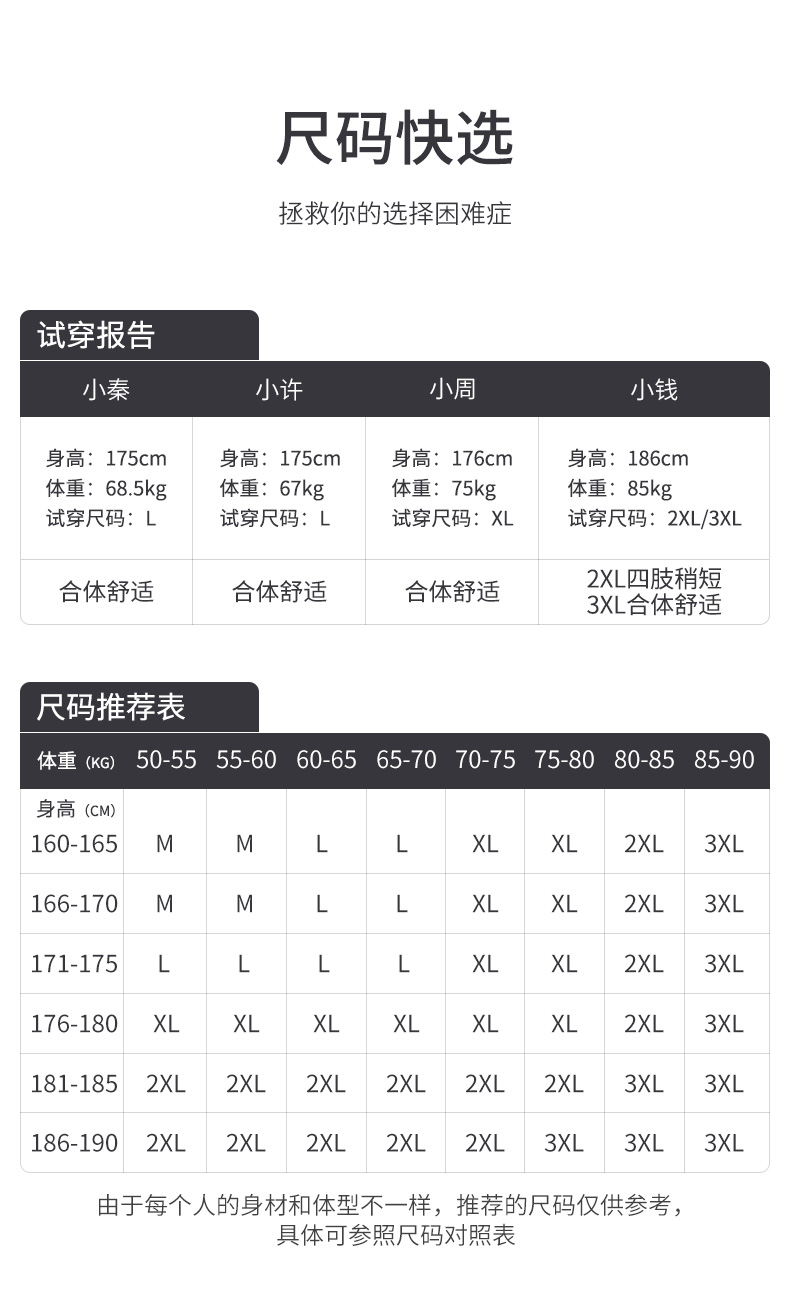 古今 男士纯棉3层夹棉保暖内衣套装 图11