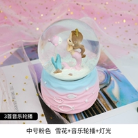 Розовая рыба (снежинки встряхните руку+музыку+свет)