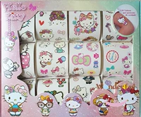 Детские мультяшные тату наклейки, водостойкая наклейка