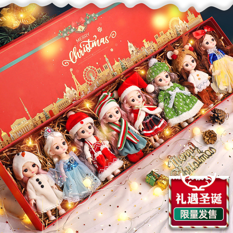 Girls 3-9 Toys 7 years 6 Girls Princess 5 Birthday Gifts 8 Tong Lebarbie Dolls 10 Children 4 Net Red