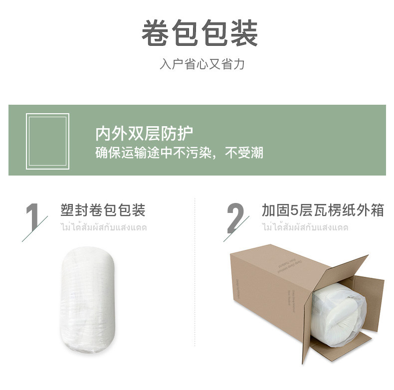 泰国原装进口 Nittaya 85D天然乳胶床垫 1.8*2m*5cm 图15