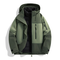 Autumn and winter popular down jackets couple style down jackets fashion casual outdoor sports three-in-one jackets