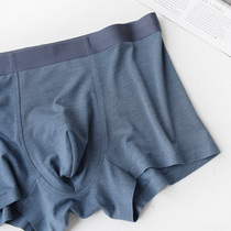 Mens incognito Mulberry silk modal mens underwear comfortable breathable boxer shorts Youth tide boxers shorts slits