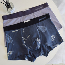 Summer mens underwear Modal cotton boxer pants breathable seamless four-corner pants youth breathable pants bump