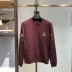 Ba màu Xu hướng thời trang 2018 thu đông mới áo len nam áo thun cotton thể thao dài tay