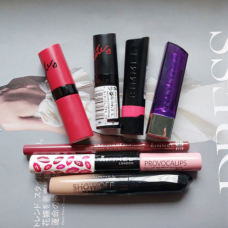 Clearance Due to Shipping Damage Rimmel Lipstick Long-Lasting, Not Easy to Fade, Moisturizing Lip Balm, Affordable for Students