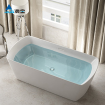 Australian Gold European acrylic bathtub home toilet simple ordinary 1m8 bathtub Independent