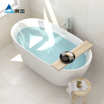 Australian gold European household bathtub acrylic toilet single ordinary small apartment bathtub independent 1 5m