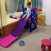 Childrens indoor home large slide thickened taller and longer baby birthday gift 3-10 years old educational toy