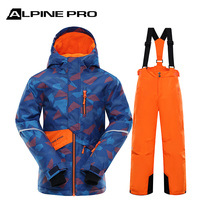 Alpine children ski suit winter male and female child thickened garnter warm and waterproof anti-chill cotton suit snow jacket