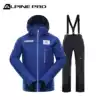Alpine Ni autumn and winter outdoor single and double board thickened warm cold, wind and rain wild ski suit men's suit