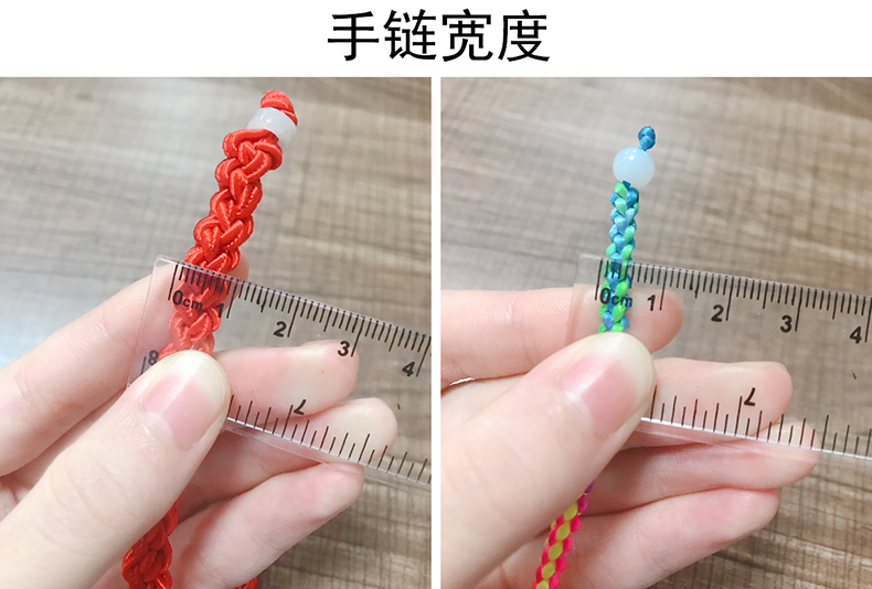 Yi Qian Qian Qian với cùng một đoạn dệt tay dây Nhật Bản và thời trang Hàn Quốc đơn giản Sen đôi một đôi dây đỏ năm nay vòng tay phụ nữ vòng tay pandora pnj