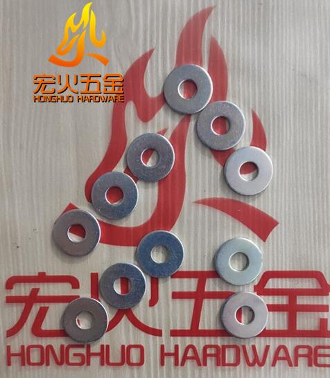 Macro Fire 200HV environmentally friendly colour zinc M5 large outer diameter gasket DIN9021 carbon steel galvanized gasket flat cushion