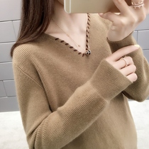 2021 Autumn Clothing New Fall Needle Weaselwear Lady Sweater Loose Outside Wearing Blouses Spring Autumn 100 Hitch Winter Jacket