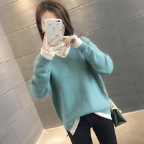 Autumn new womens autumn sweater 2021 womens sweater loose coat autumn and winter wild coat