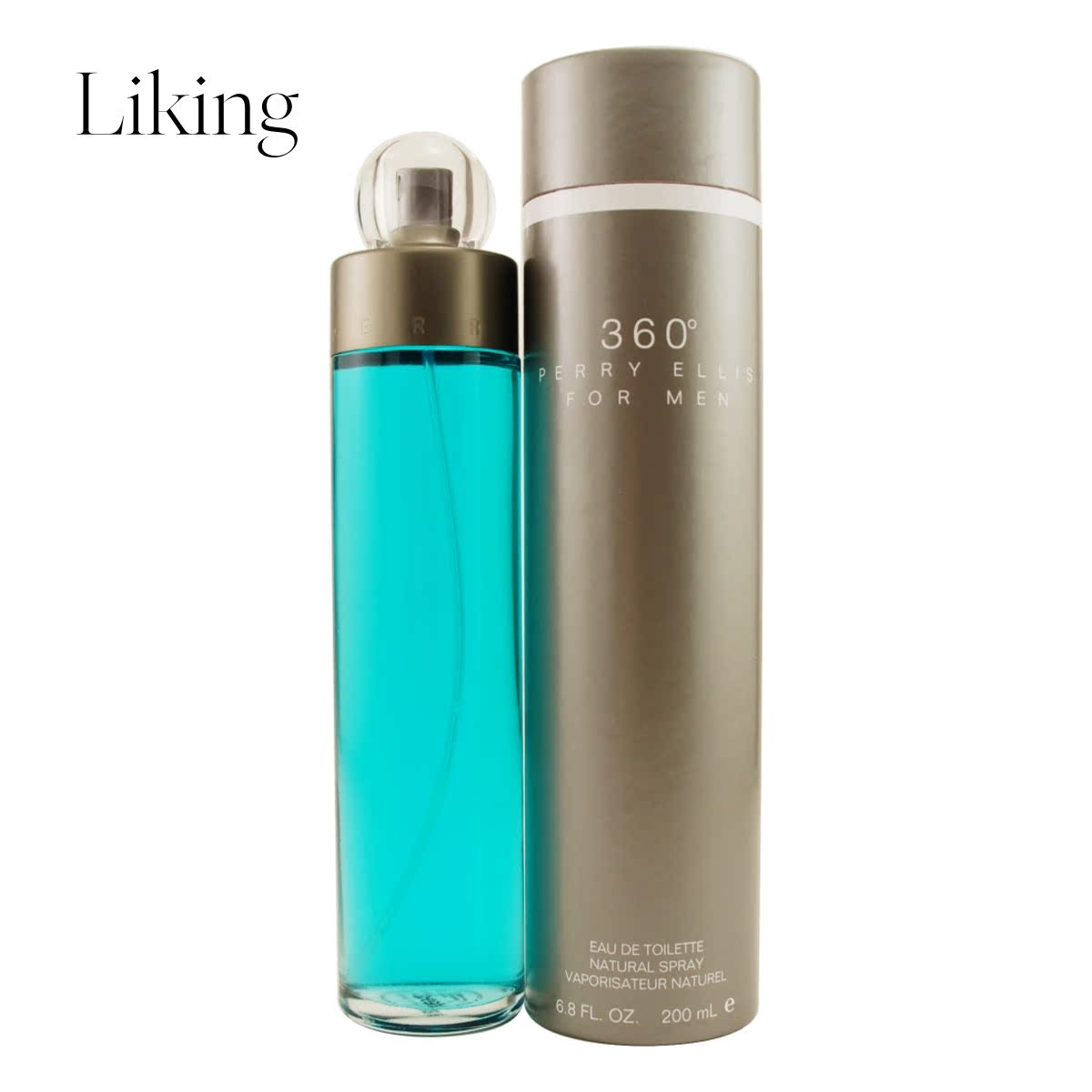 Perry Ellis男士Perry Ellis 360 淡香水喷雾 持久 6.7盎司