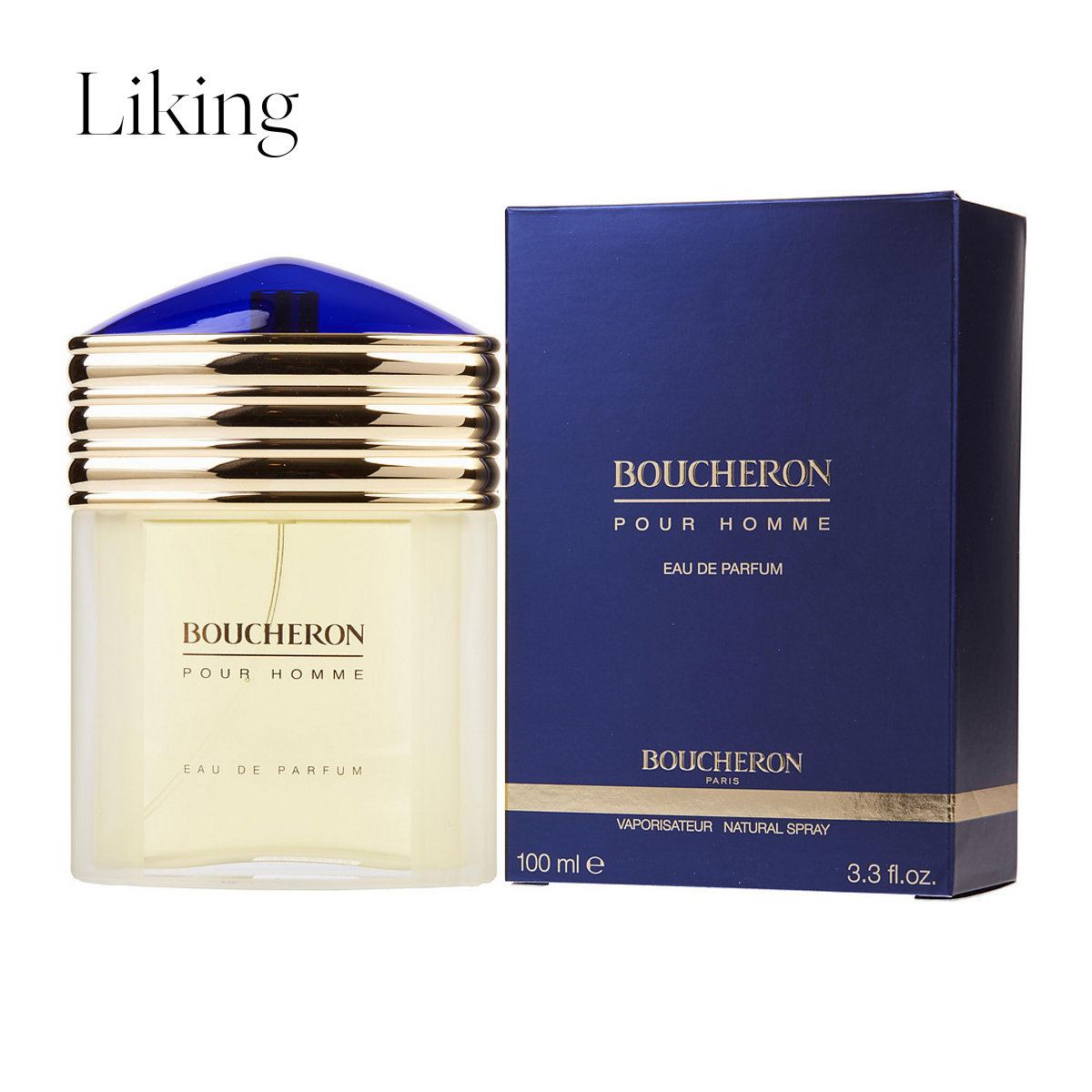 Boucheron男士香水喷雾 3.4盎司