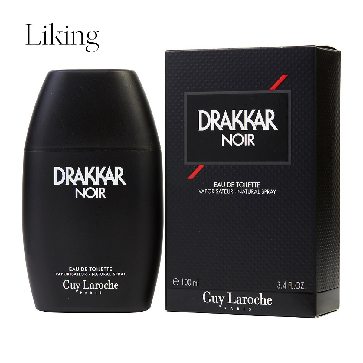 Guy Laroche男士Drakkar Noir 淡香水喷雾  持久 3.4盎司