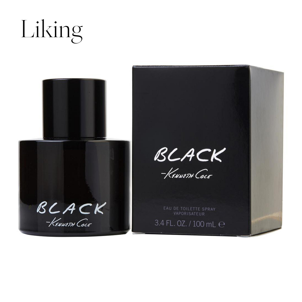 Kenneth Cole男士Kenneth Cole Black 淡香水喷雾  持久  3.4盎司