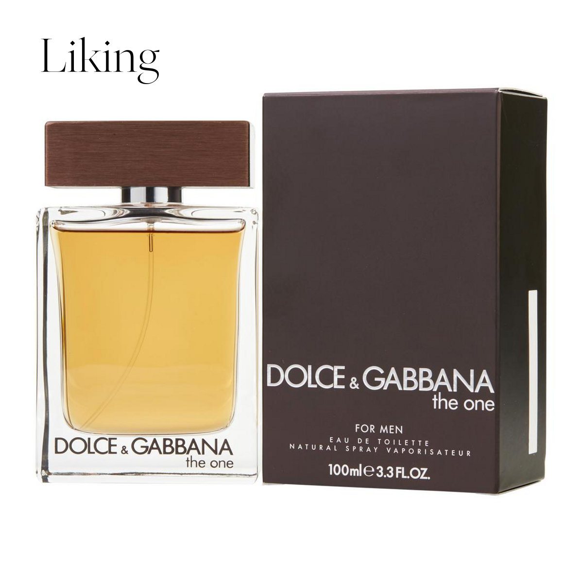Dolce & Gabbana男士用The One淡香水喷雾3.3盎司