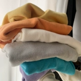 Мужской демисезонный трикотажный свитер с круглым воротником, удерживающая тепло базовая приятная телу парная одежда для влюбленных, увеличенная толщина