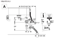 Многоцелевая кухонная кухонная запасная вода изгиб