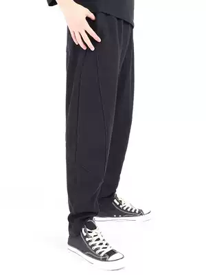 Brand new retro sweatpants large size loose micro-cross Harun calf Chinese style casual long pants national tide men
