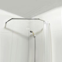 Stainless steel 304 curved shower curtain rod shaped rod diamond shaped triangle can be customized shower curtain bracket partition customization