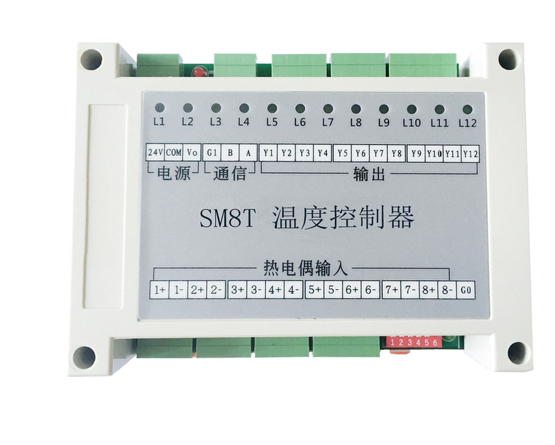 Multi-Channel Thermostat 8-Channel Temperature Control Module Factory Direct Sales Sm8T Temperature Controller Pt100