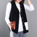 2020 mùa xuân trang phục áo giáp lá thư mới vest không tay loose-fitting phụ nữ vest áo ngắn ngựa Clip cardigan đầu 