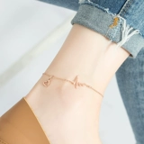 Сексуальный аксессуар, браслет на ногу в виде сердечка, цепочка из нержавеющей стали для друга