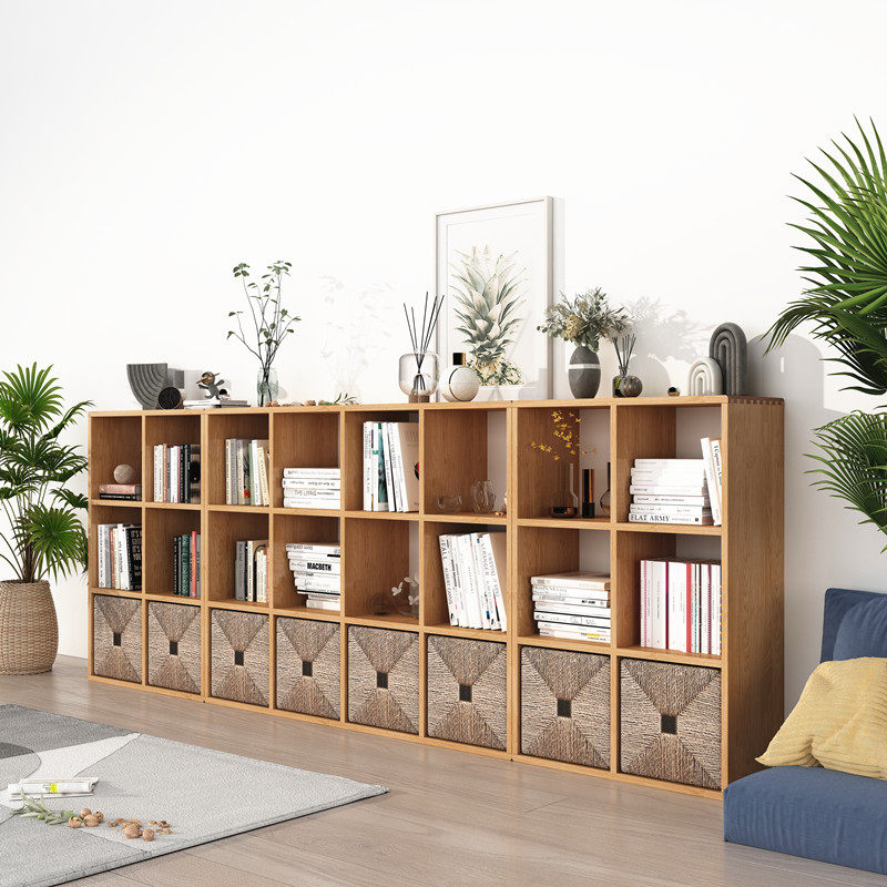 Cherry Wood Bookshelves Customised Full Wall Plaid Cabinet White Oak Display Cabinet Shelve Lockers Set To Make Combined Bookcase