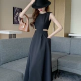 Летняя дизайнерская летняя одежда, платье, длинная юбка, 2021 года, городской стиль, французский стиль, яркий броский стиль, по фигуре