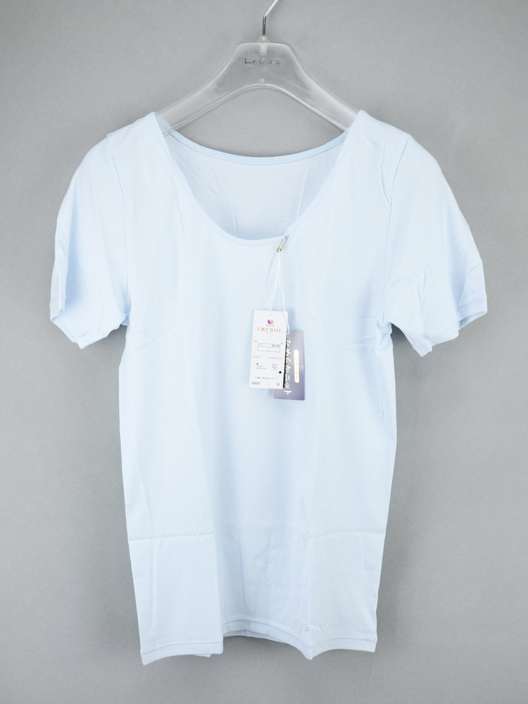 Japanese-made Wacoal high-grade cotton bottoming top half-sleeved Beijing spot