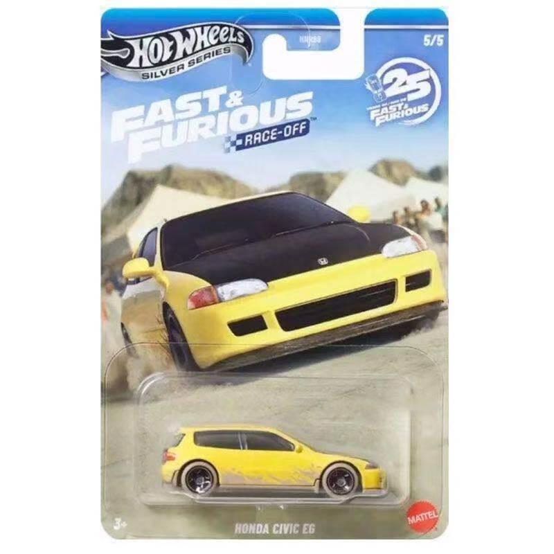 Hot Wheels High Speed and Passion Mazda Honda Civic Volkswagen Jetta Alloy Car Model Hnr88 New Product